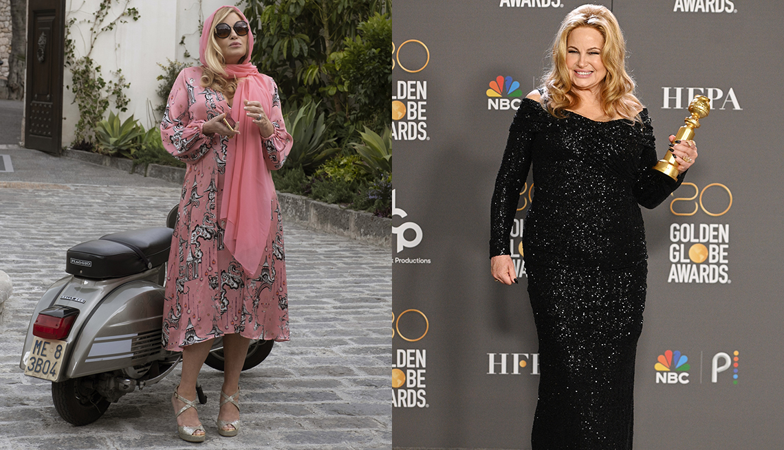 Jennifer Coolidge Receives Standing Ovation at 2023 Golden Globes