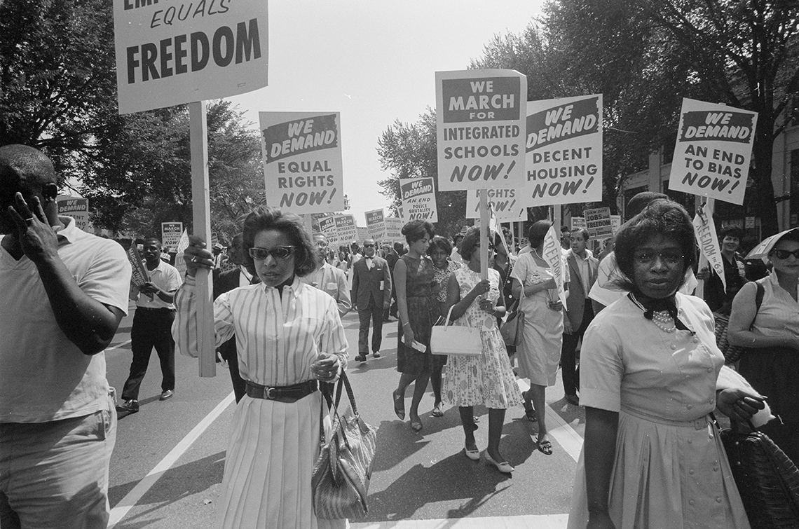 Recuerdan la histórica Marcha sobre Washington